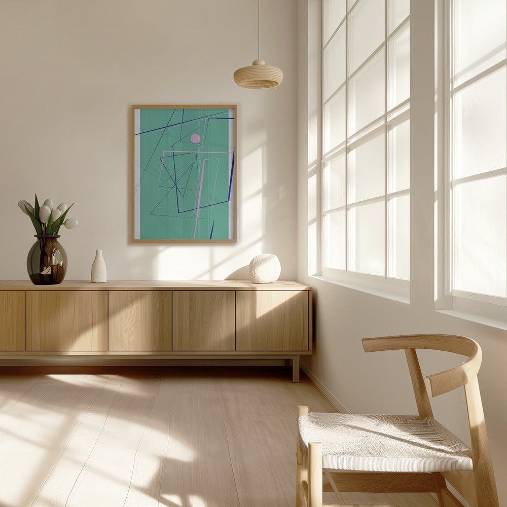 Angular Lines No24 Poster